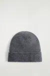 Cos Cashmere Beanie In Gray