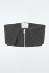 Cos Pure Cashmere Collar In Grey