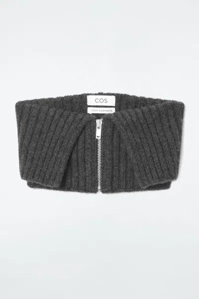 Cos Pure Cashmere Collar In Grey