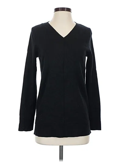 Pre-owned Cos Cashmere Pullover Sweater In Black