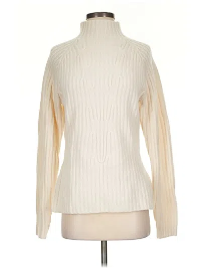 Pre-owned Cos Cashmere Pullover Sweater In White