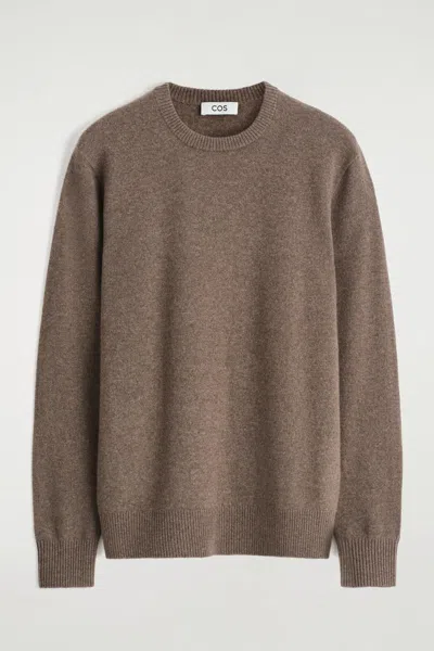Cos Cashmere Sweater In Brown