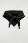 Cos Cashmere Triangle Scarf In Black