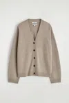 Cos Cashmere V-neck Cardigan In Brown
