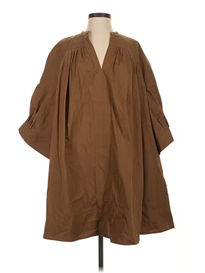 Pre-owned Cos Casual Dress In Brown