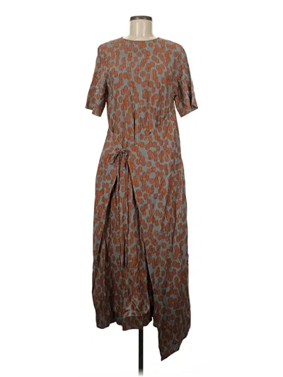 Pre-owned Cos Casual Dress In Brown