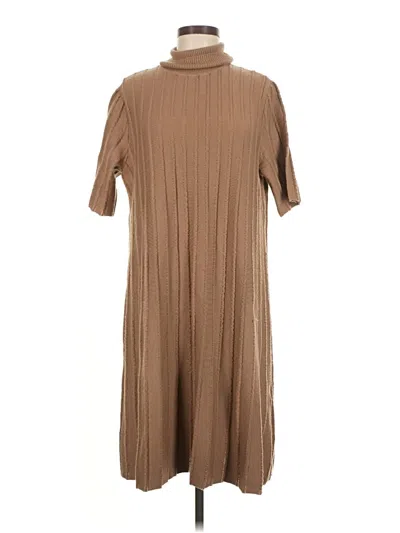 Pre-owned Cos Casual Dress In Brown