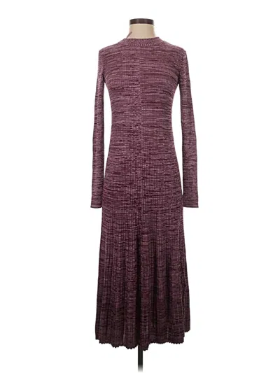 Pre-owned Cos Casual Dress In Burgundy