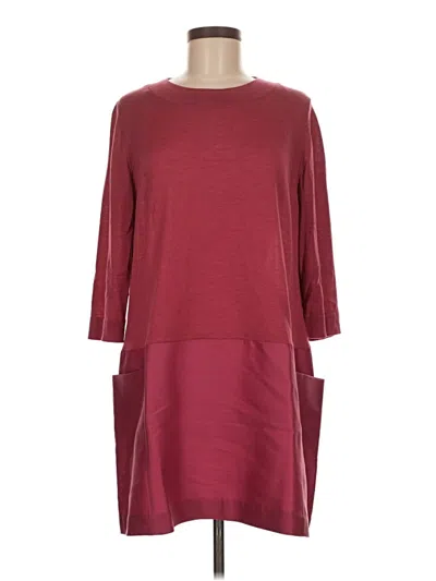Pre-owned Cos Casual Dress In Burgundy