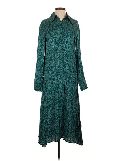 Pre-owned Cos Casual Dress In Teal