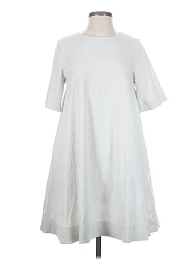 Pre-owned Cos Casual Dress In White