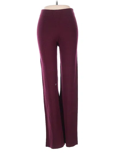 Pre-owned Cos Casual Pants In Burgundy