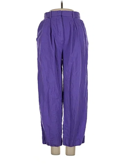 Pre-owned Cos Casual Pants In Purple
