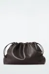 Cos Cavatelli Clutch - Leather In Brown