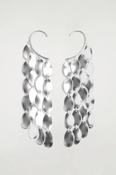 Cos Chainmail Ear Cuffs In Gray