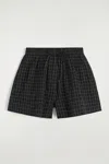 Cos Checked Cotton Shorts