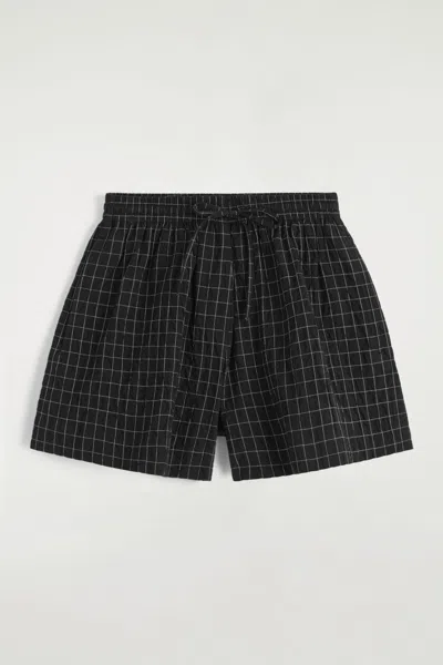 Cos Checked Cotton Shorts