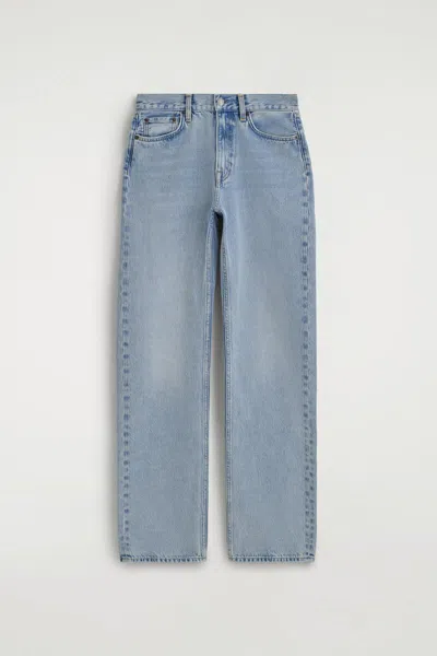 Cos Chord Straight-leg Jeans In Blue