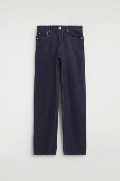 Cos Chord Straight-leg Jeans In Blue