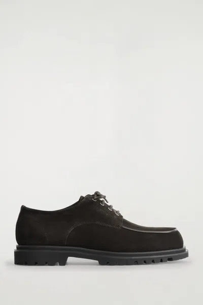 Cos Chunky Suede Derby Shoes