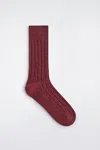Cos Chunky Wool Socks In Red