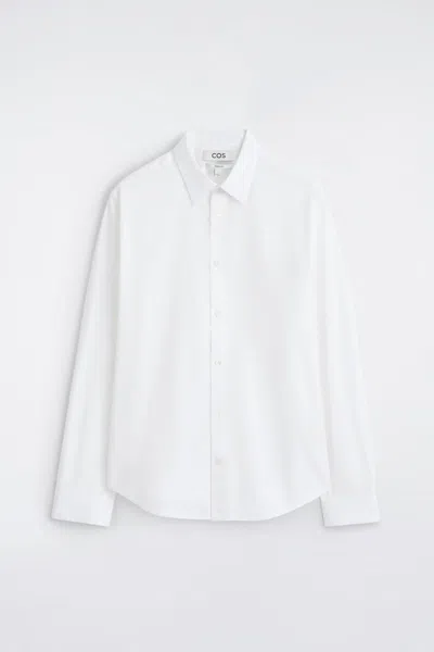Cos Classic Cotton Shirt In White