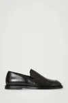 Cos Classic Leather Loafers In Blue