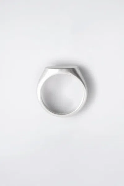 Cos Classic Signet Ring In Silver