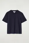 Cos Clean Cut Regular T-shirt In Blue