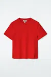 Cos Clean Cut Regular T-shirt In Orange