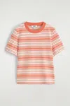 Cos Clean Cut Regular T-shirt In Orange