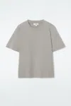 Cos Clean Cut T-shirt In Brown