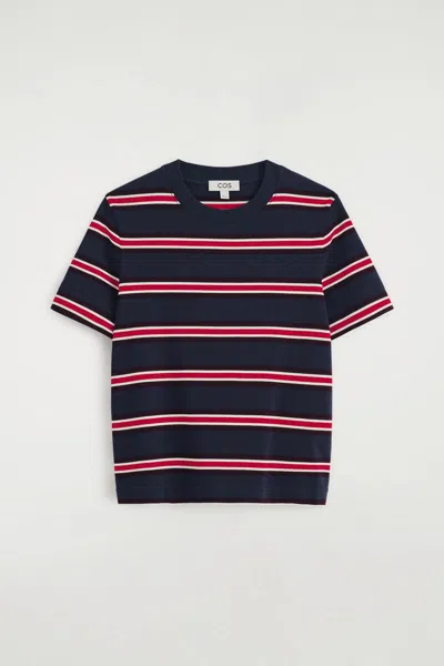 Cos Clean Cut T-shirt In Blue