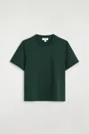 Cos T-shirt Dalle Linee Pulite In Green