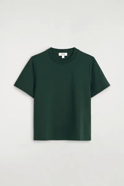 Cos T-shirt Dalle Linee Pulite In Green