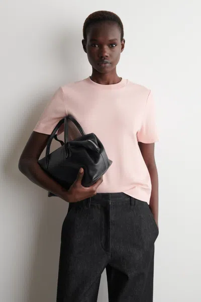 Cos Clean Cut T-shirt In Pink