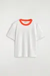 Cos T-shirt Dalle Linee Pulite In White