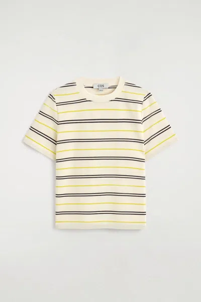 Cos Clean Cut T-shirt In White