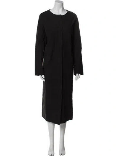 Pre-owned Cos Coat In Black