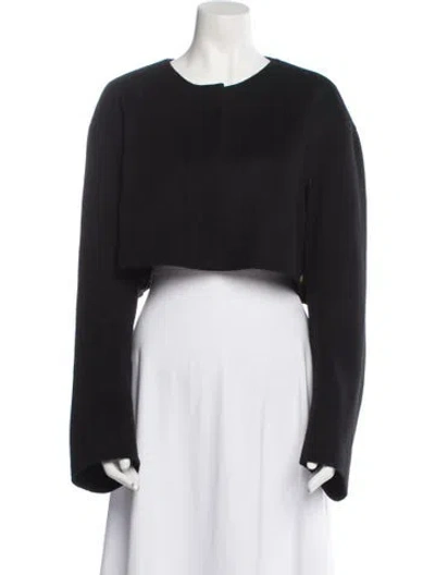 Pre-owned Cos Coat In Black