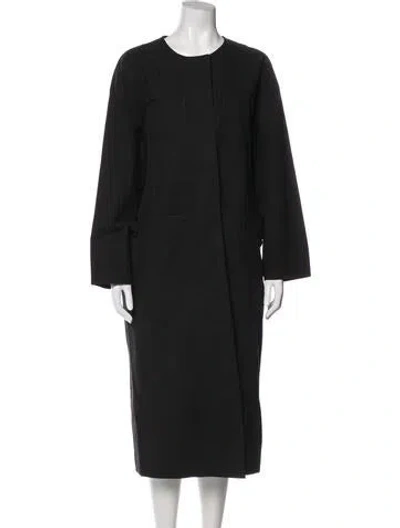 Pre-owned Cos Coat In Black