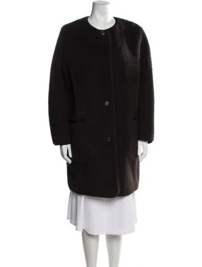 Pre-owned Cos Coat In Black