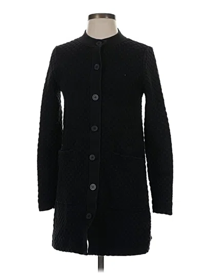 Pre-owned Cos Coat In Black