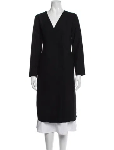 Pre-owned Cos Coat In Black