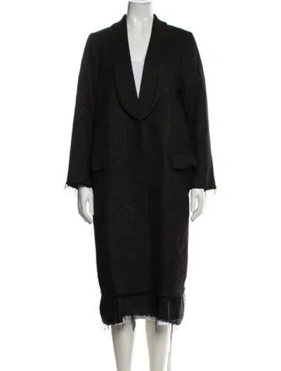 Pre-owned Cos Coat In Black
