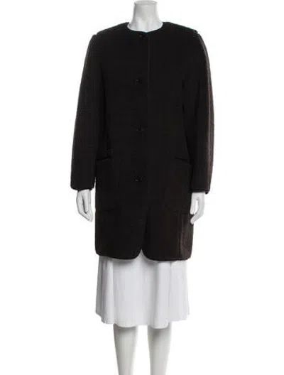Pre-owned Cos Coat In Black