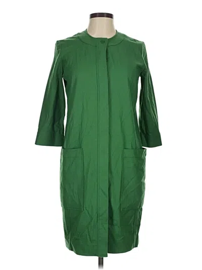 Pre-owned Cos Coat In Green