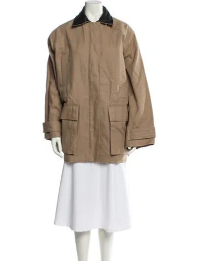 Pre-owned Cos Coat In Neutral