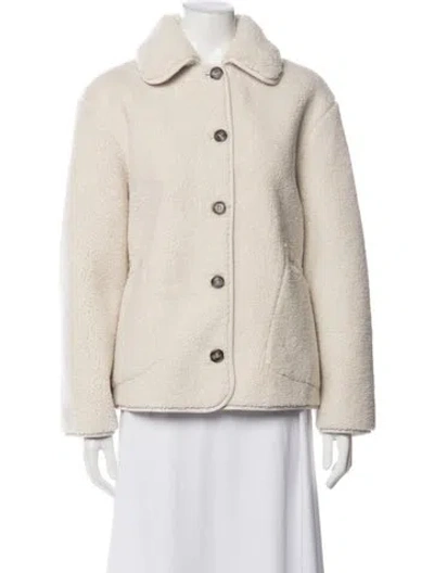 Pre-owned Cos Coat In Neutrals