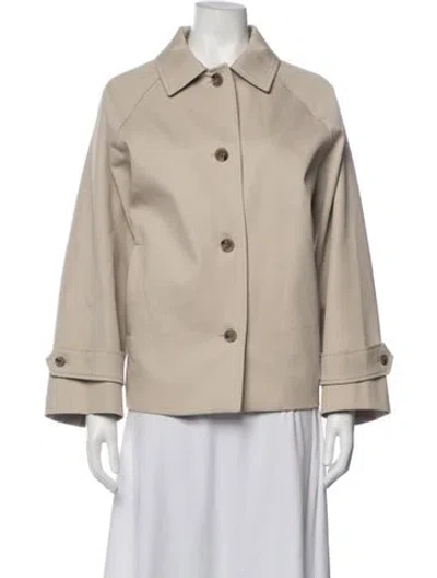 Pre-owned Cos Coat In Neutrals